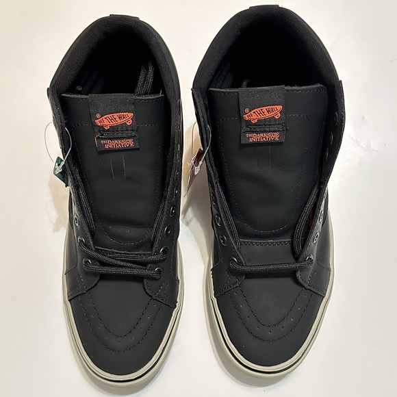 Vans Vault x The Darkside Initiative ComfyCush Sk8-Hi Black Orange Mens Size 8 - Picture 2 of 7
